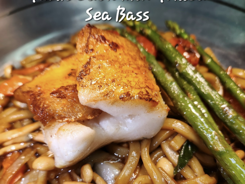 Garlic Udon Sea Bass