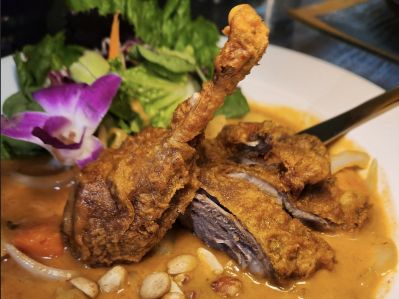 Thai Curry Crispy Duck