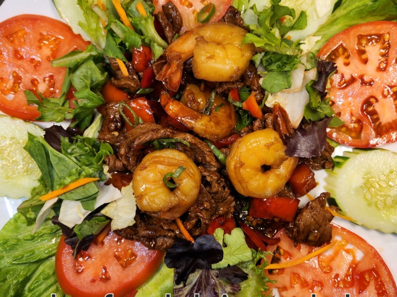Beef and Shrimp Salad