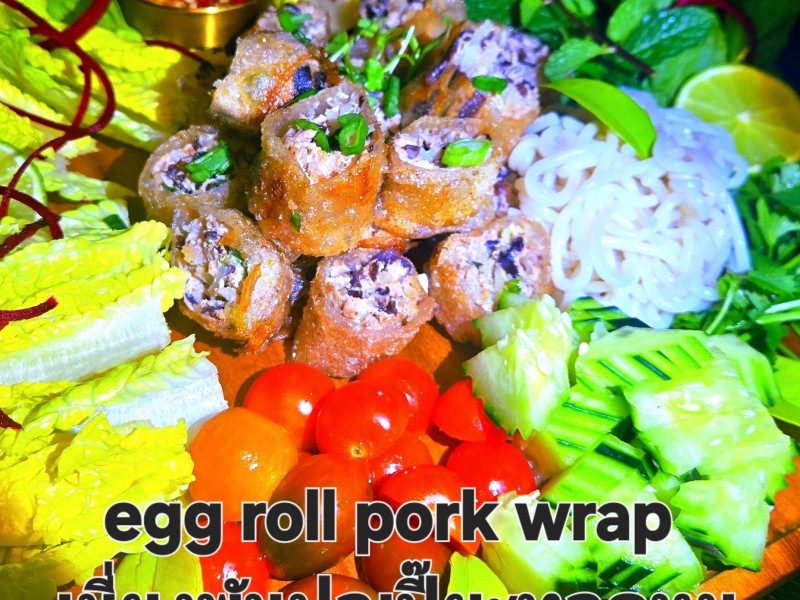 Egg Roll Pork Wrap