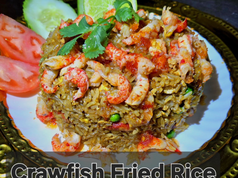 Fried Rice Crawfish