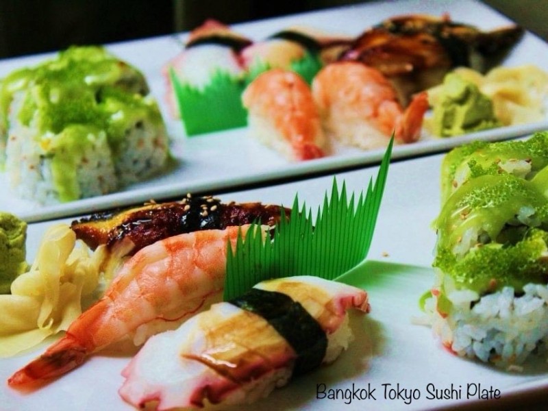 Bangkok Tokyo Sushi Plate A