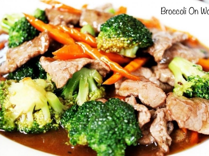 Broccoli on Wok