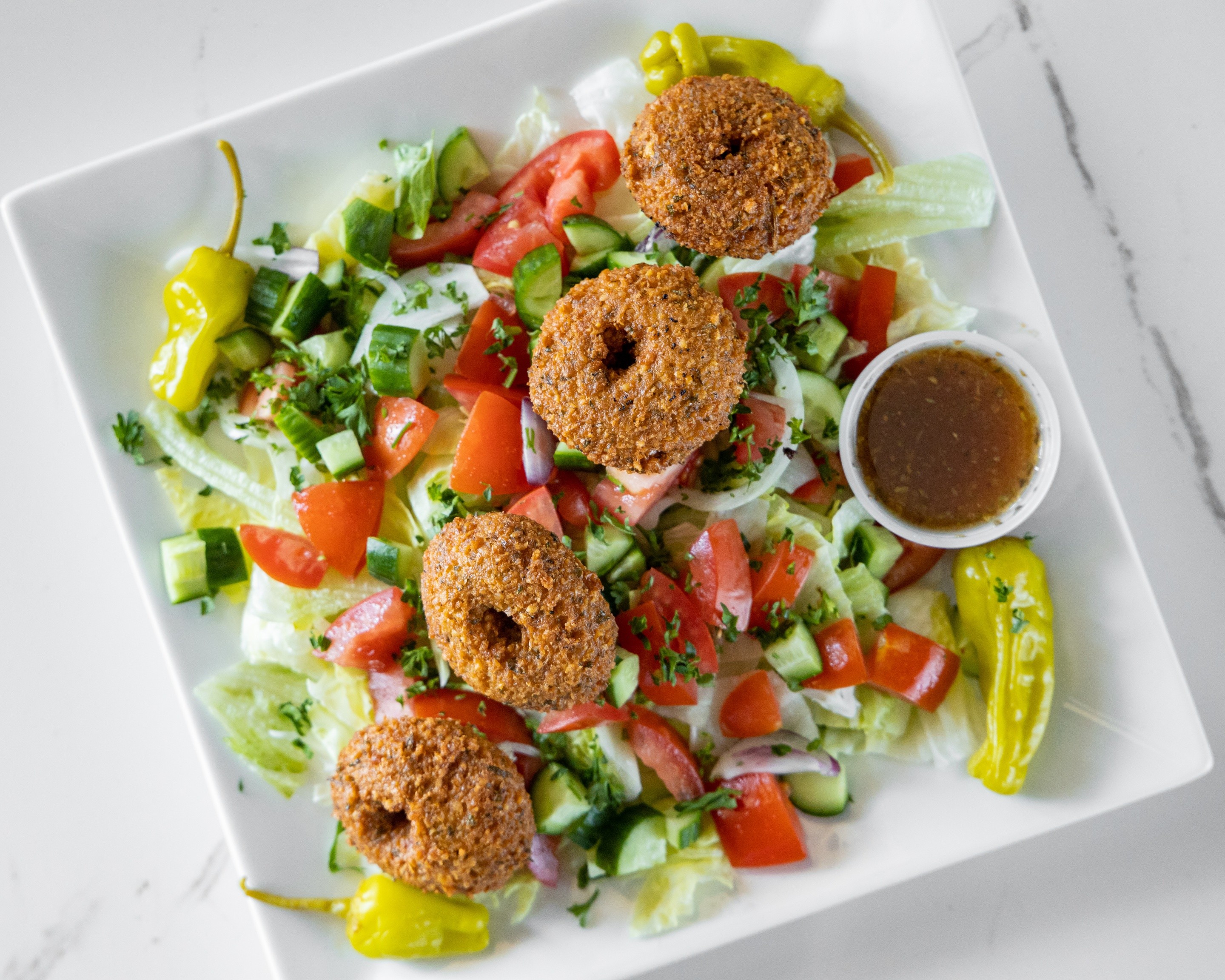 Veggie & Vegan Falafel Salad
