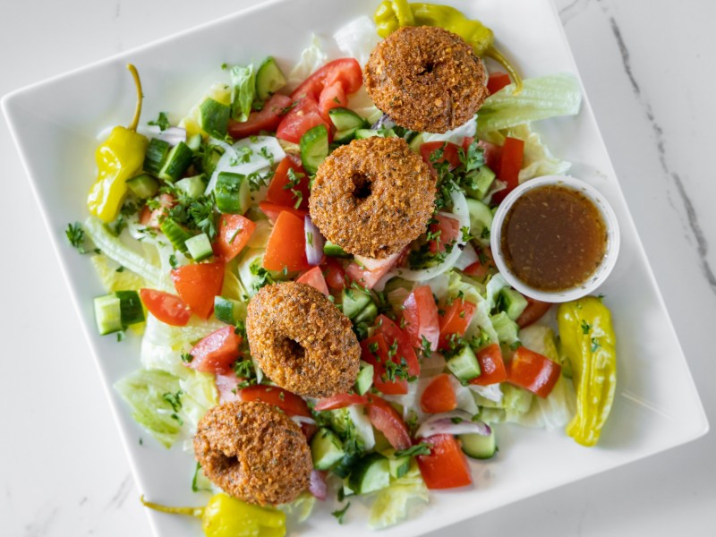Veggie & Vegan Falafel Salad