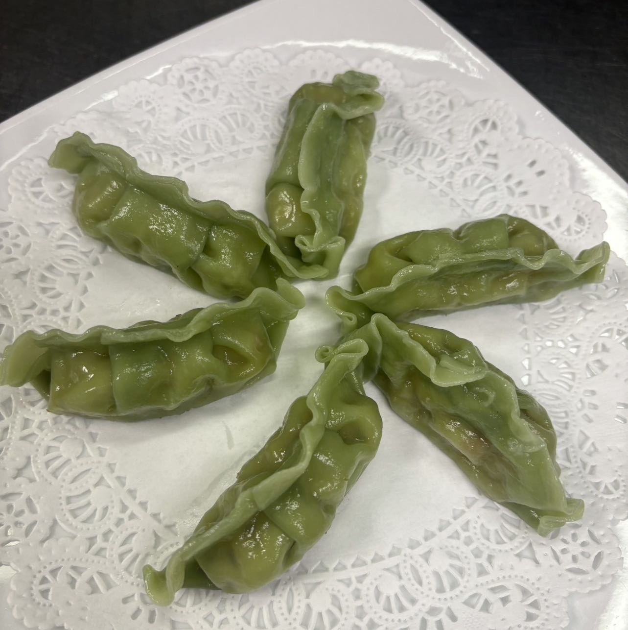 Vegetarian Green Gyoza