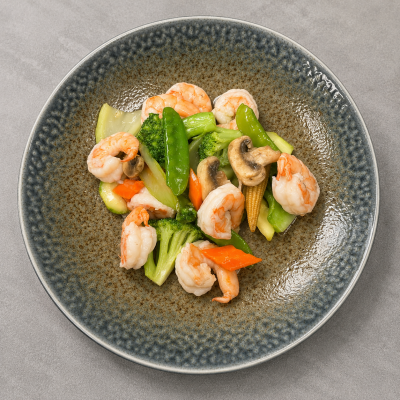 Shrimp with Mixed Vegetables
