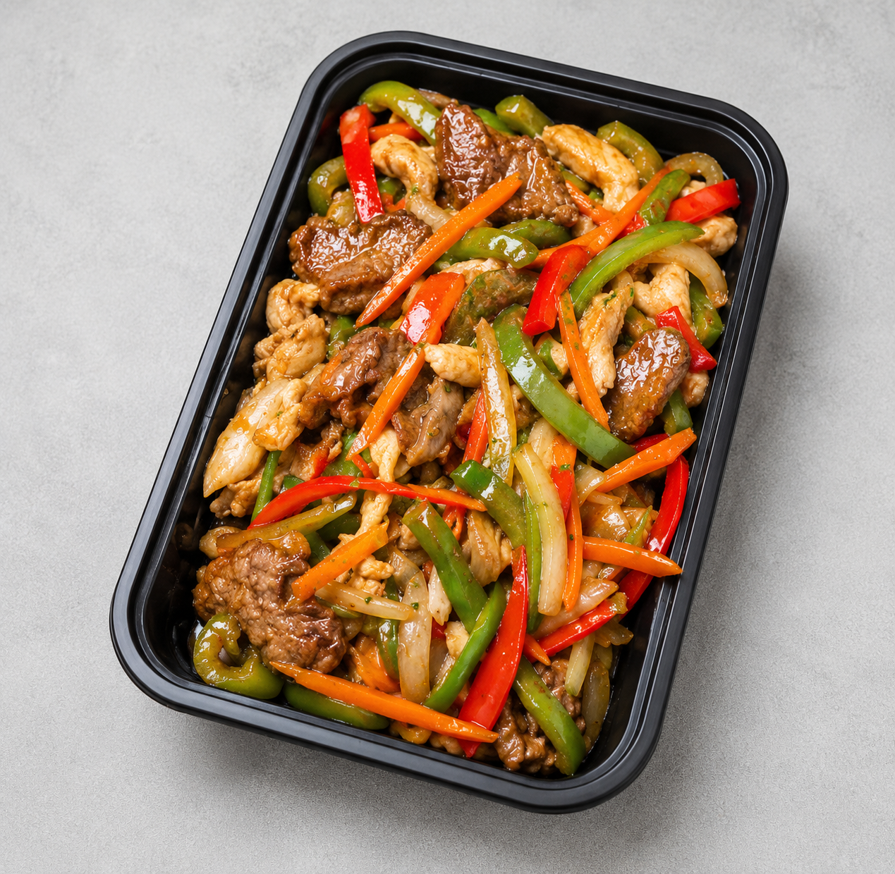 Emerald Chicken & Beef
