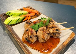 Grilled meat balls
