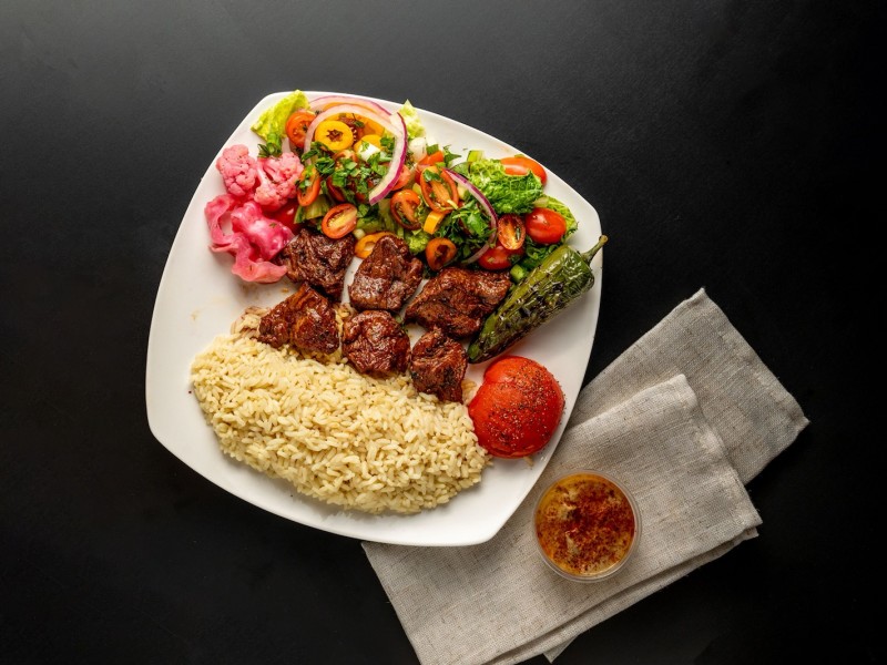 Beef Shish Kebab Plate