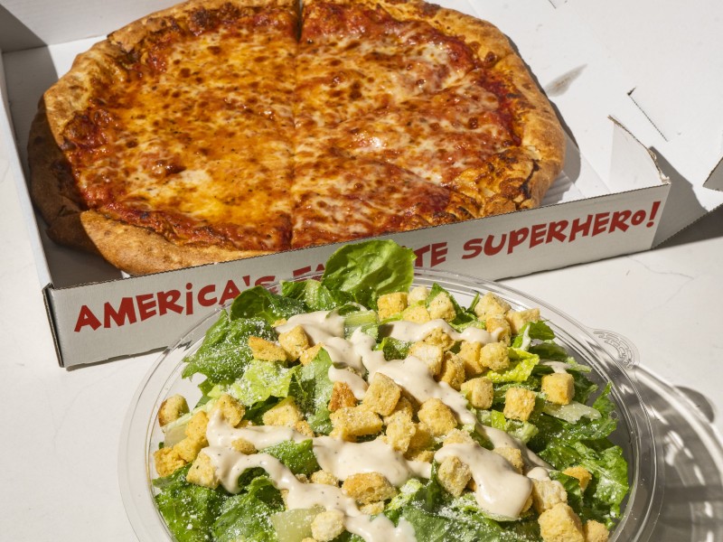 Medium Pizza With Any Salad