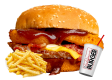 #4 Western Burger Meal