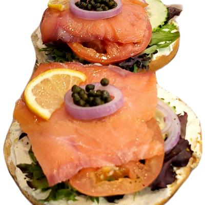 #4 LOX SMOKE SALMON BAGEL