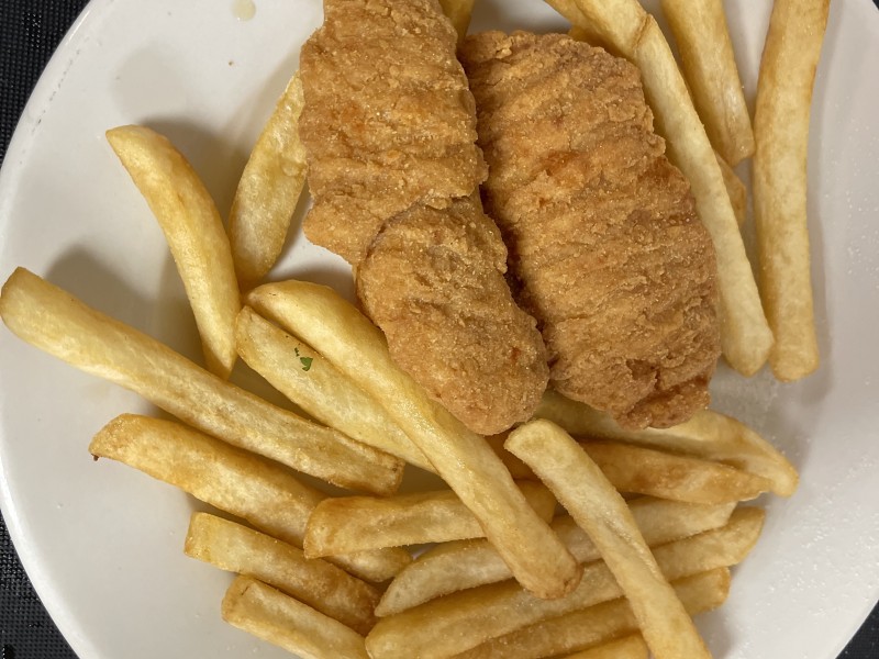 Chicken Tenders And Fries.