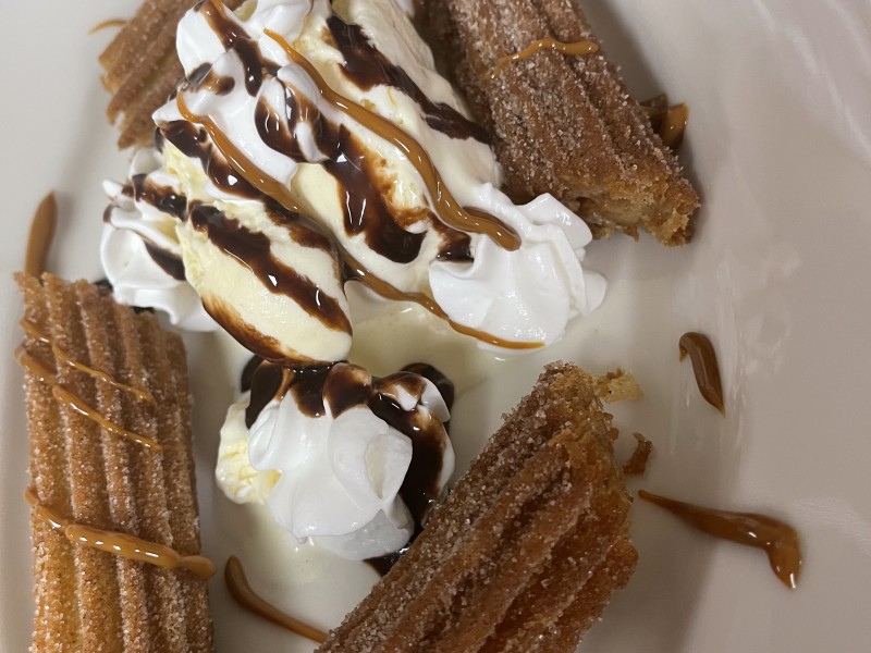 Churros con nieve