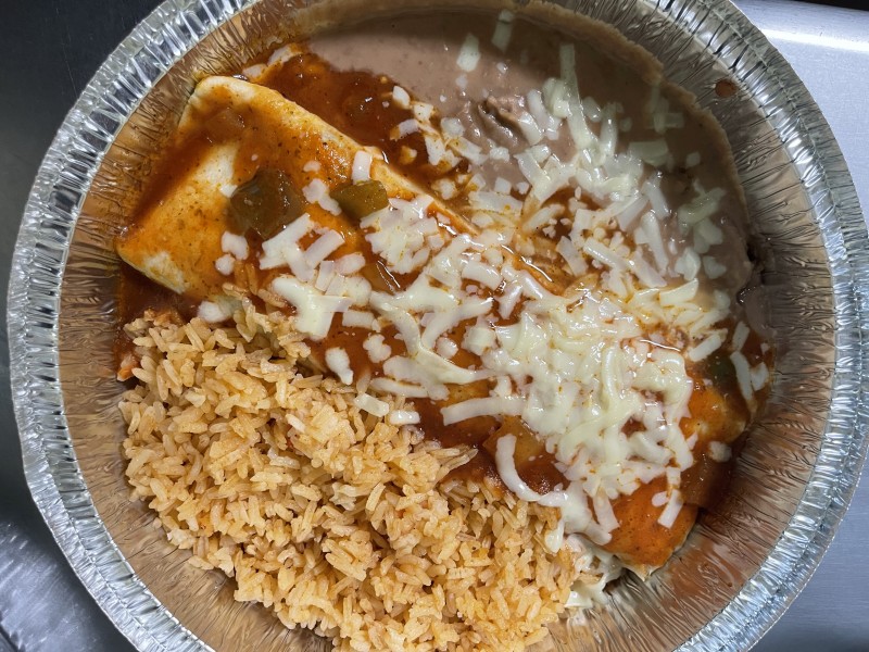 Burrito Rice And Beans.