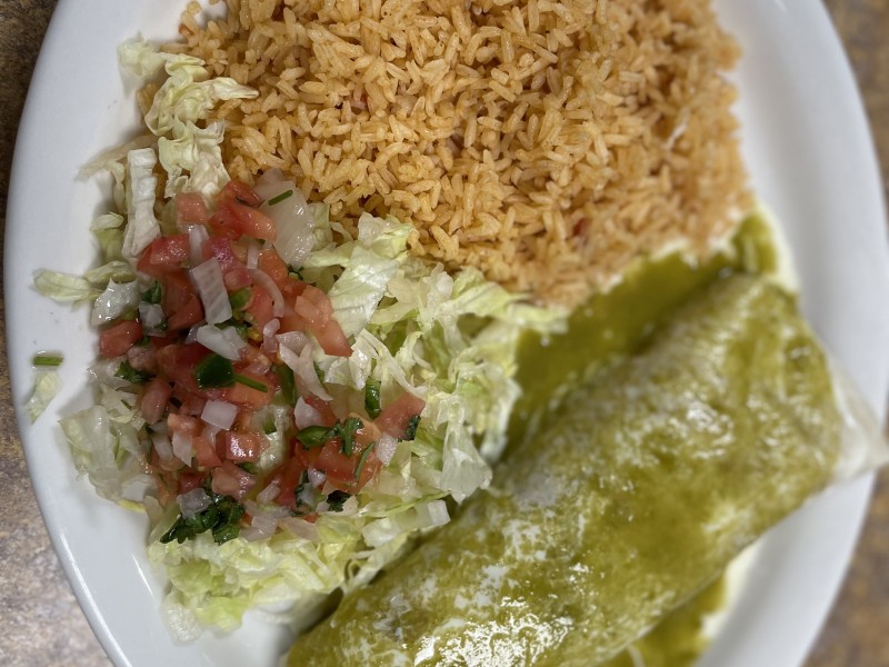 Burrito Verde.