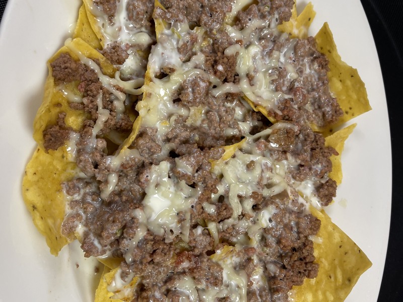 Nachos with Beef and Cheese
