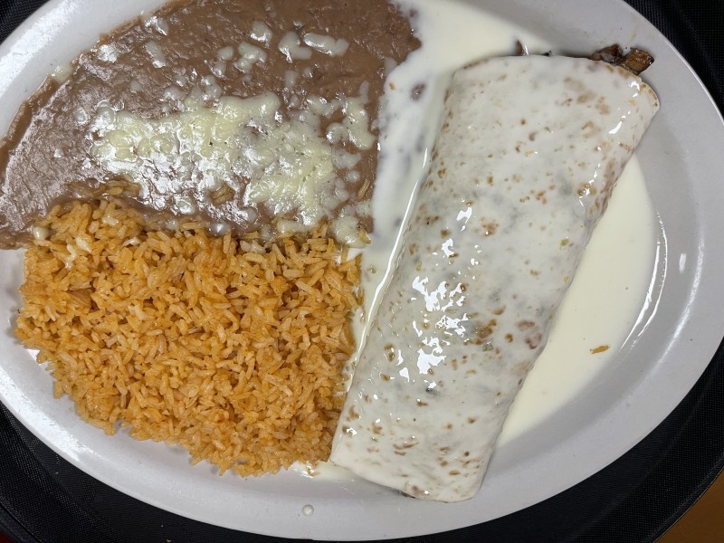 5. One Taco,One Burrito,Rice And Beans.