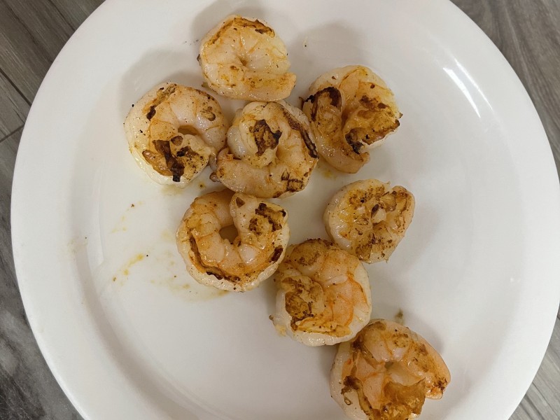 Order of grilled Shrimp.(8)