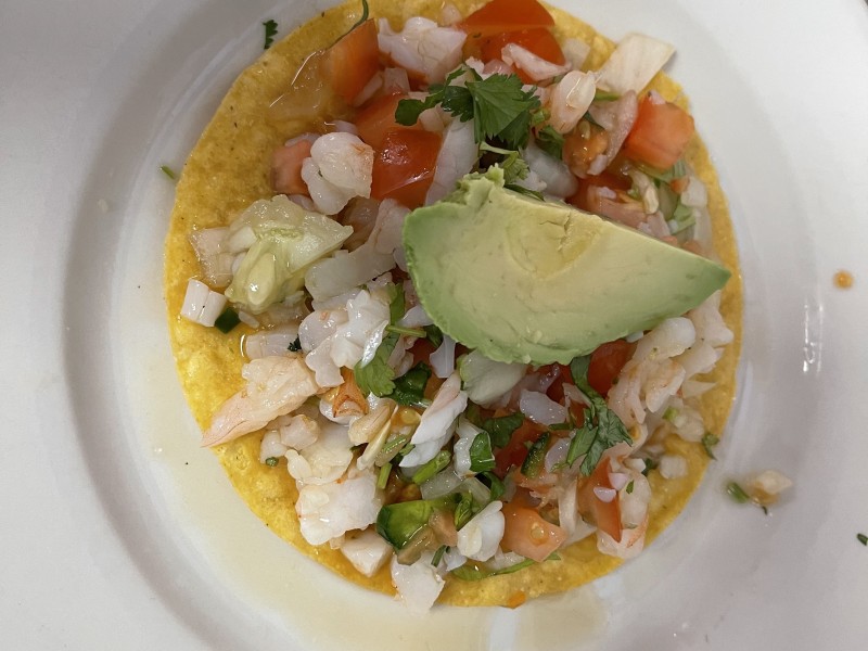Tostada De Ceviche.