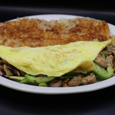 Chicken Fajita Omelette