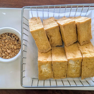 A8. Fried Tofu (8)