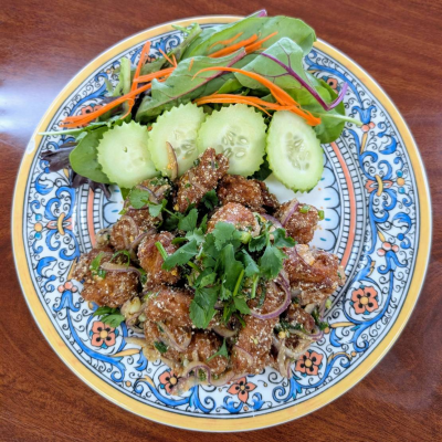 SL3. Crispy Chicken Larb