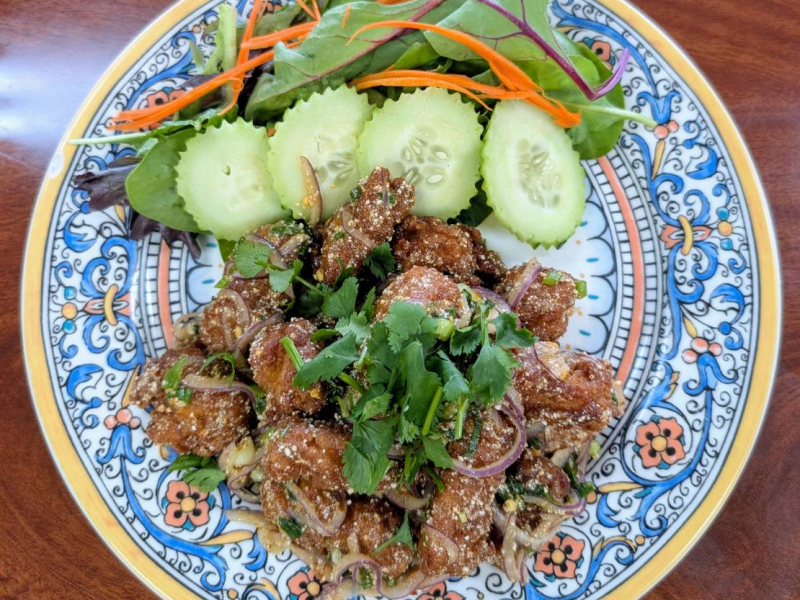 SL3. Crispy Chicken Larb
