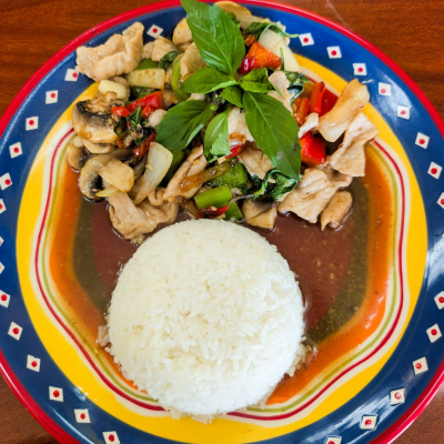 SF1. Stir Fried Basil (Pad Gra Prao)