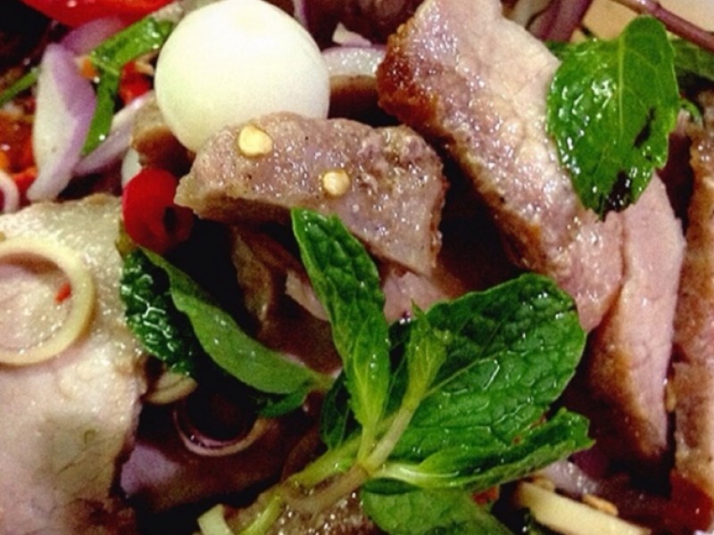 Sliced Ribeye Salad