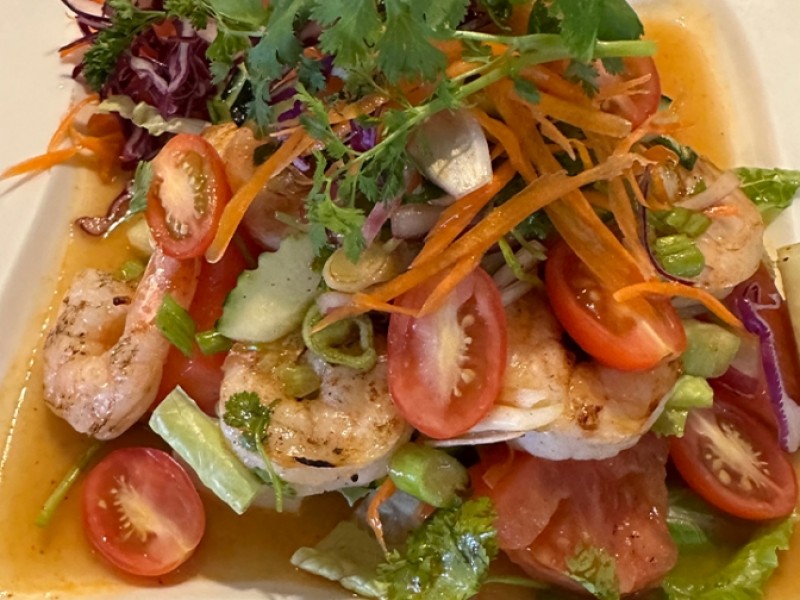 Grilled Shrimp Salad
