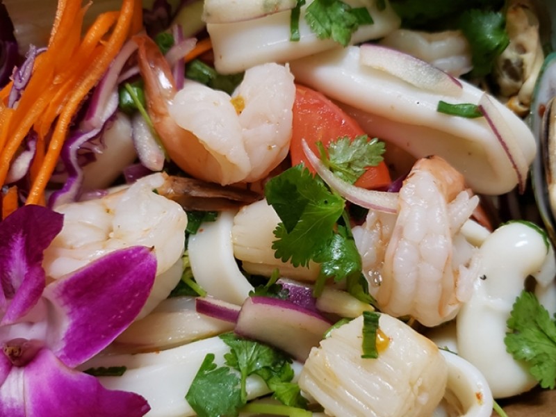 Spicy Seafood Salad