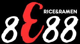 8E88 Rice & Ramen logo