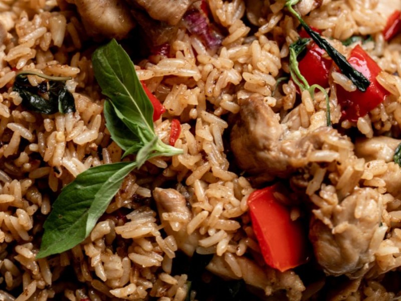 Spicy Basil Fried Rice