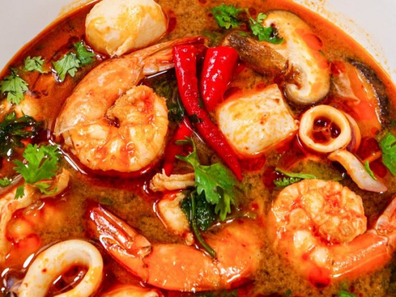 Spicy Seafood Soup