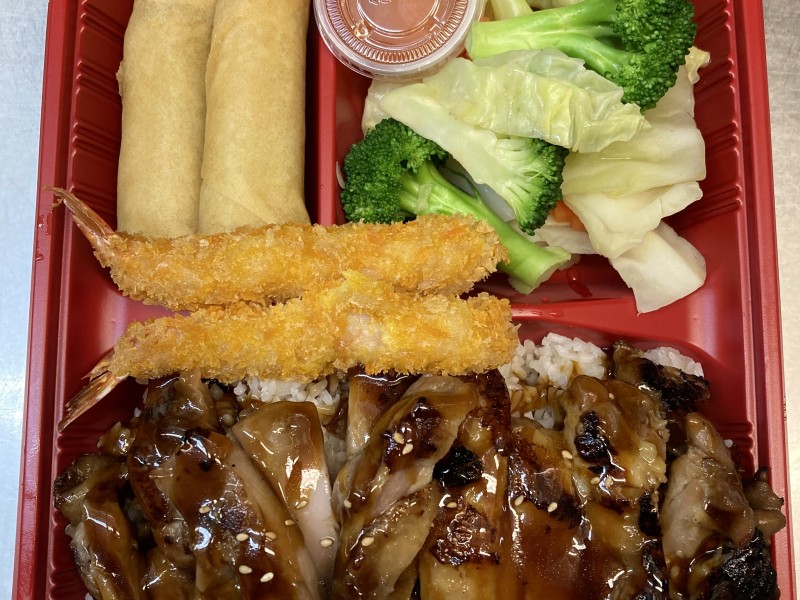 Teriyaki combo (Chicken and Shrimp)