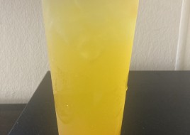 Passion fruit with popping pearl