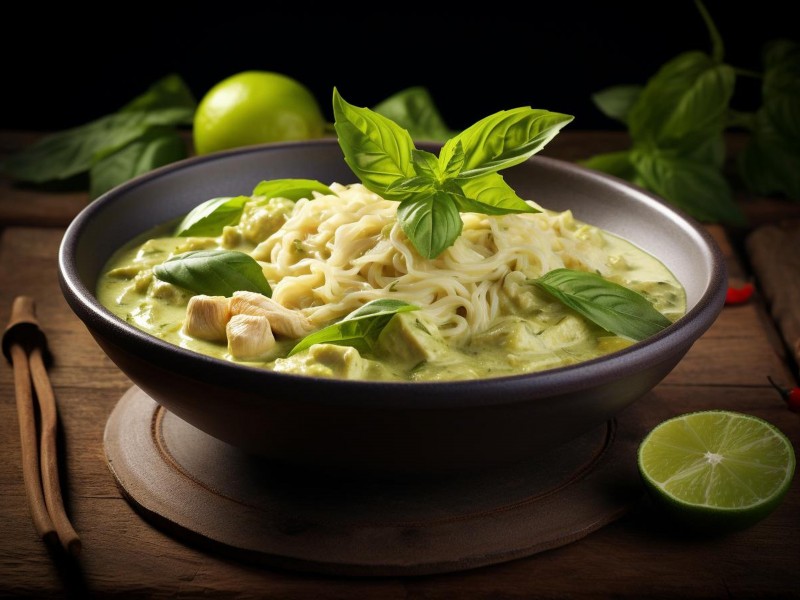 Green Curry Noodle Soup
