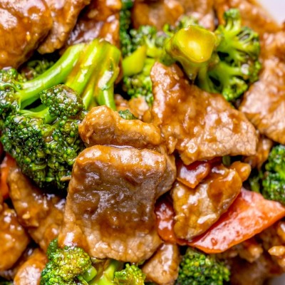 Broccoli in Bown Sauce Beef