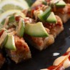 Crispy rice with spicy tuna