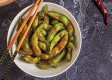 SPICY GARLIC EDAMAME