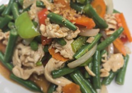 GREEN BEAN WITH OYSTER SAUCE