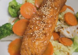 SALMON TERIYAKI (80Z.)