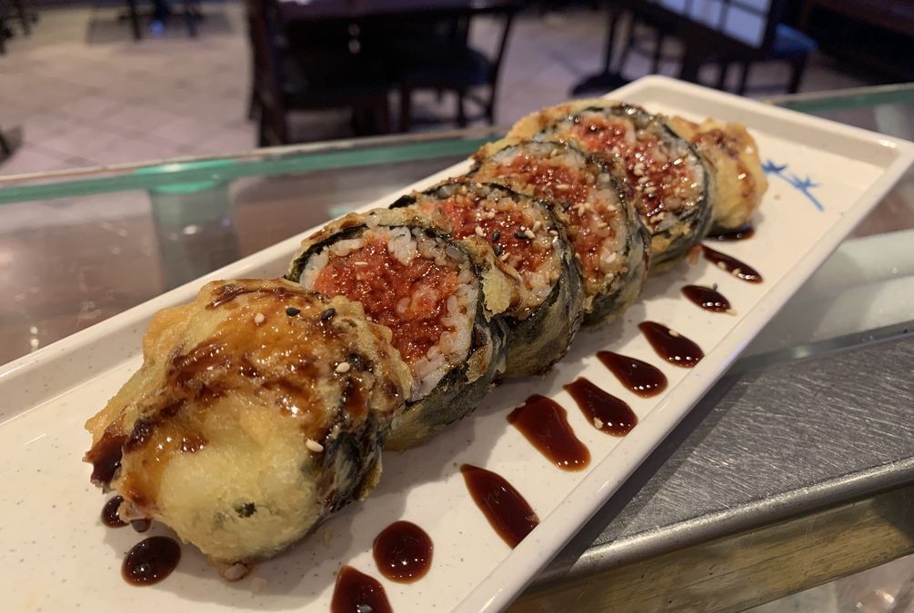 Spicy Tuna Tempura Roll | Isaki Sushi • Isaki Sushi Newbury Park