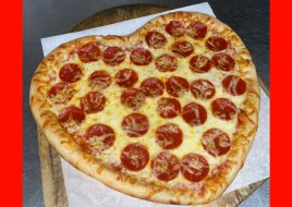 Heart Shaped Pizza