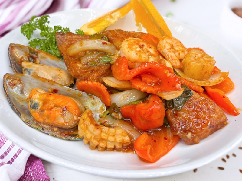 Sizzling Seafood