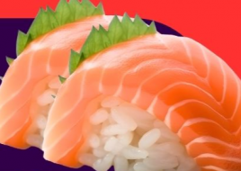 43. Salmon Sushi