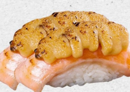 42. Seared Salmon Sushi