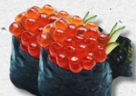 47. Ikura Sushi (Salmon Egg)